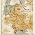 Сборный лист трехверстной военной топографической карты Российской Империи
